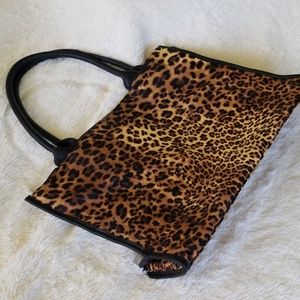 Neiman Marcus Leopard tote